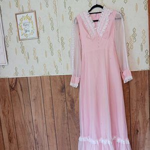 Vintage Montgomery Ward Formal Dress women's size 7/8